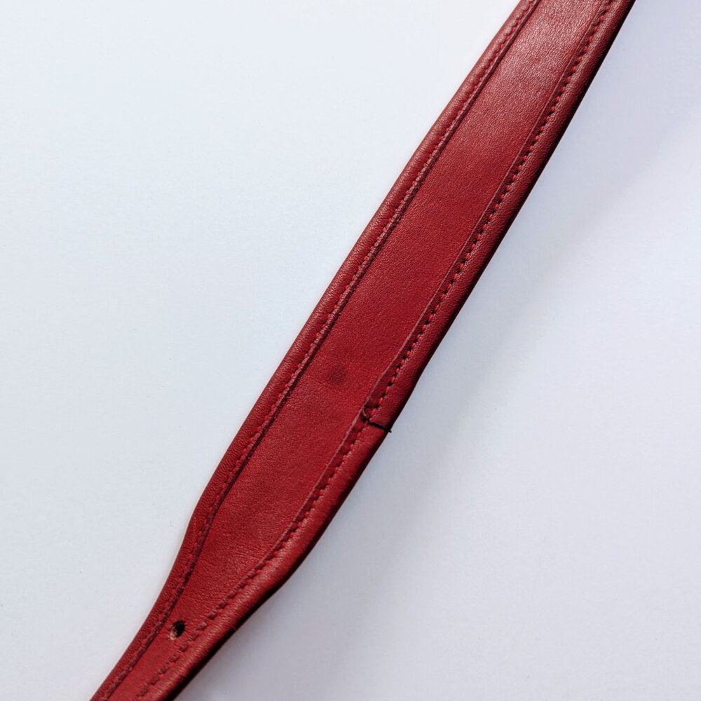 Vintage Coach NYC Small Shoulder Bag 9530 Red Larger Variation - Picture 10 of 16